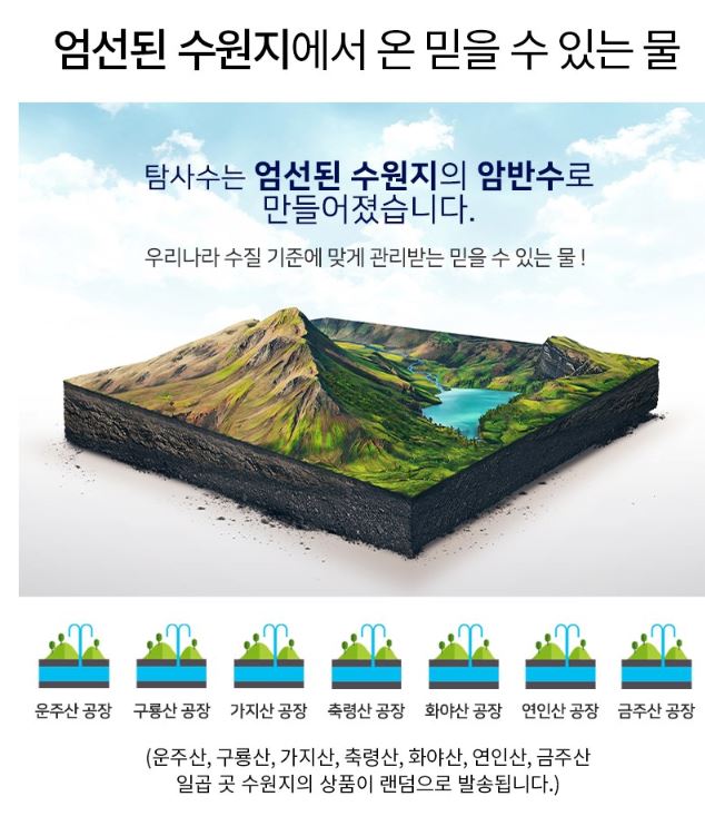 정수기 없을 때 생수로 해결 – 탐사수 장단점 정리 대표 이미지